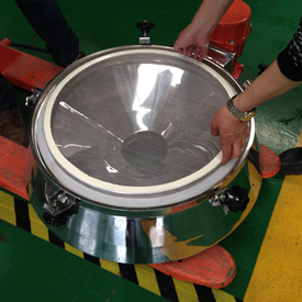 High Frequency Flow Through Sifter